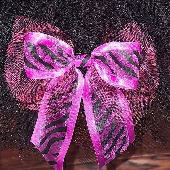 BLACK FRIDAY SALE Toddler Animal Print Tutu Dress & Hair Clip Sz.12 Mo. - 2T NWT - Picture 14 of 16